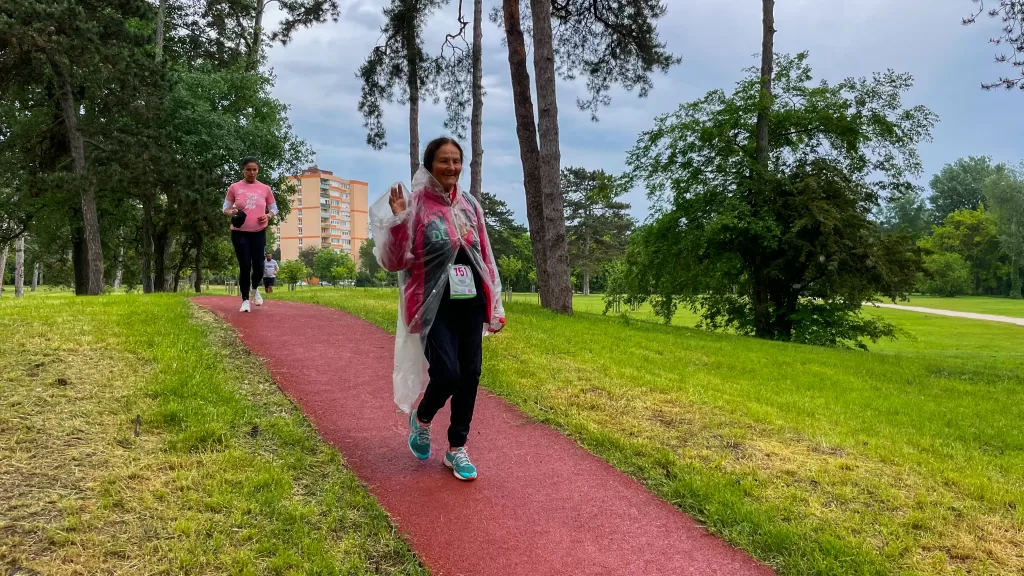 Az Alsóparkban, a Futókörök Napján