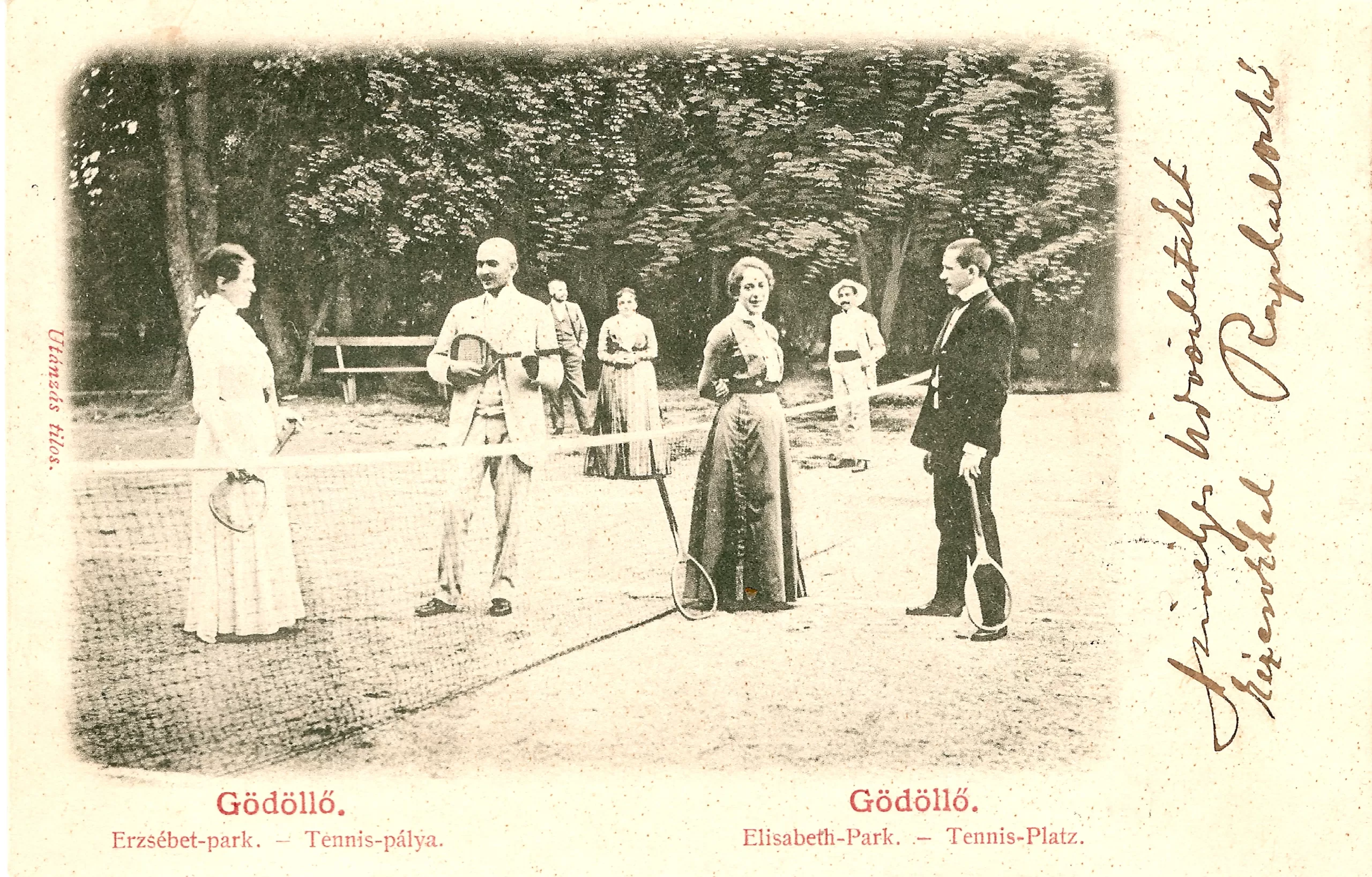 Az első pálya az Erzsébet-parkban épült, aztán a tenisz beköltözött a jégpálya helyére