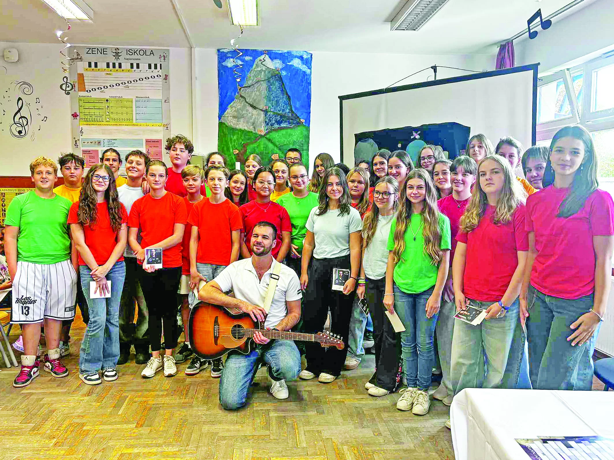 Erkel Iskola Kapu Tibor látogatása