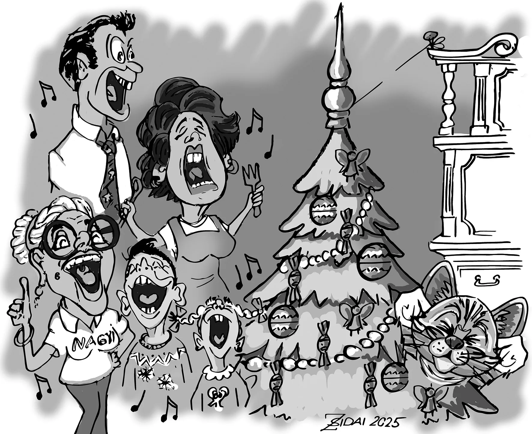 Dr. Zsidai László rajza