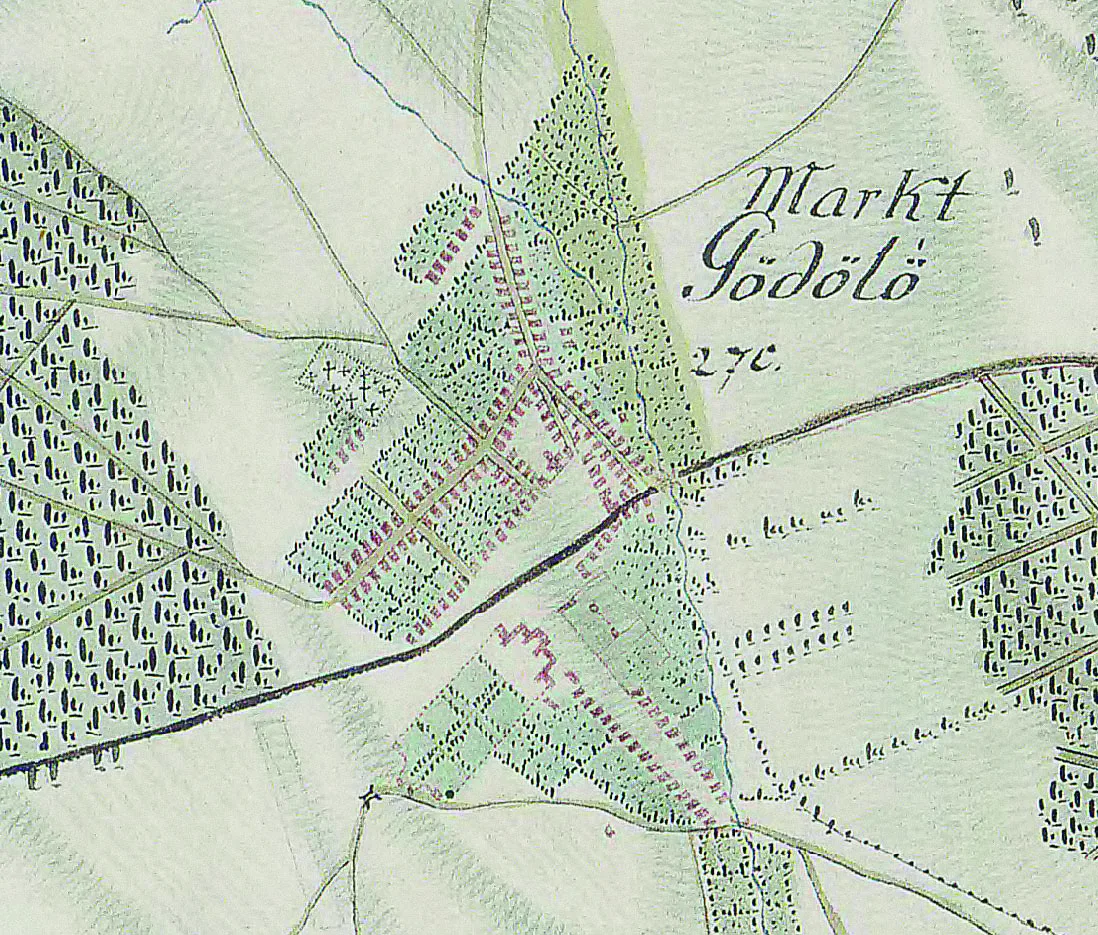 Gödöllő régi térképen