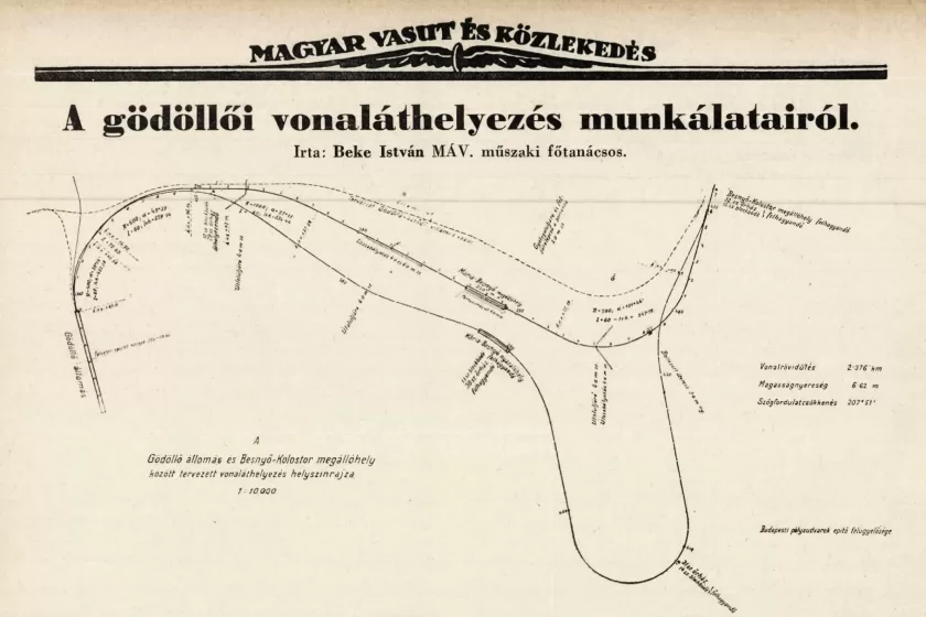 Az átépítés vázlatos tervrajza