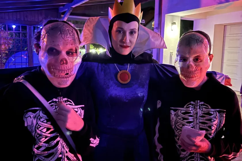 Madarász Barbara, a Halloweentúra szervezője a tavalyi eseményen