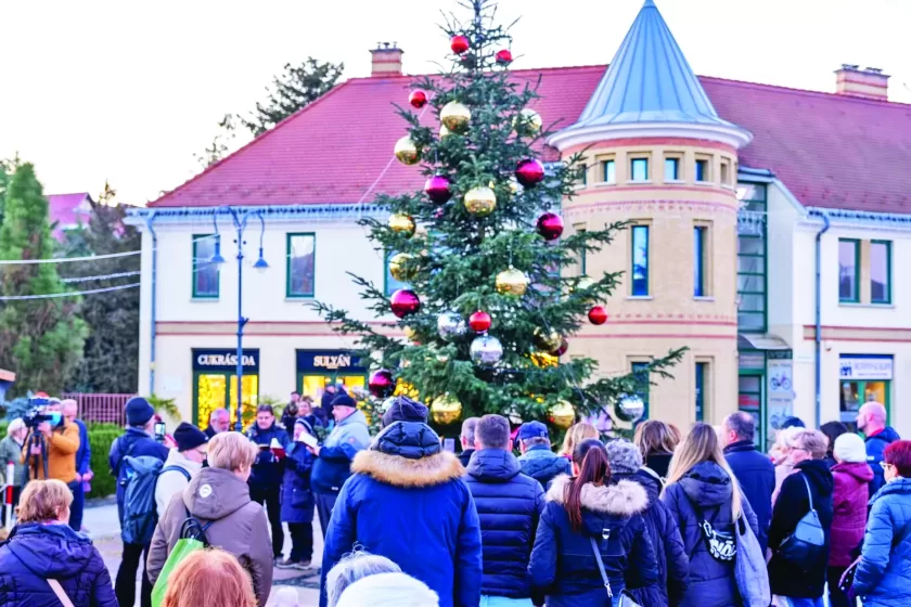 Városi karácsonyfa