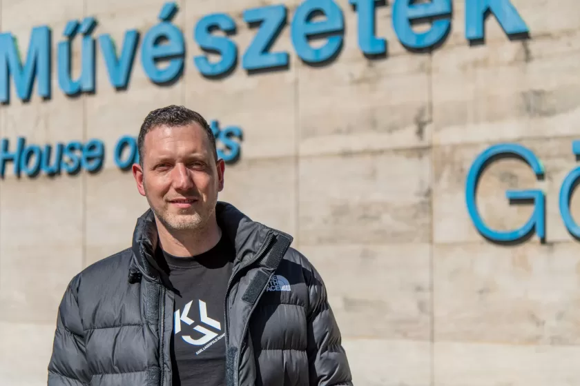 Kovács Balázs MUZA-igazgató: „Mi nyitott ház vagyunk” | Fotó: Buza Zsófia
